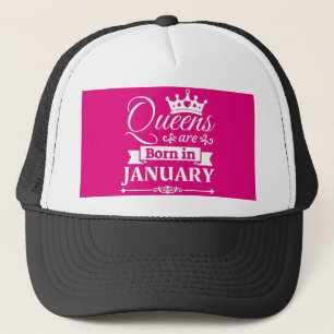 Gorra De Camionero "Las Reinas Nacen En Enero