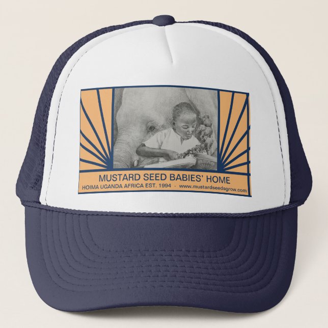 GORRA DE CAMIONERO LAS SEMILLAS DE MOSTAZA CRECEN - DISEÑO DEL (Anverso)