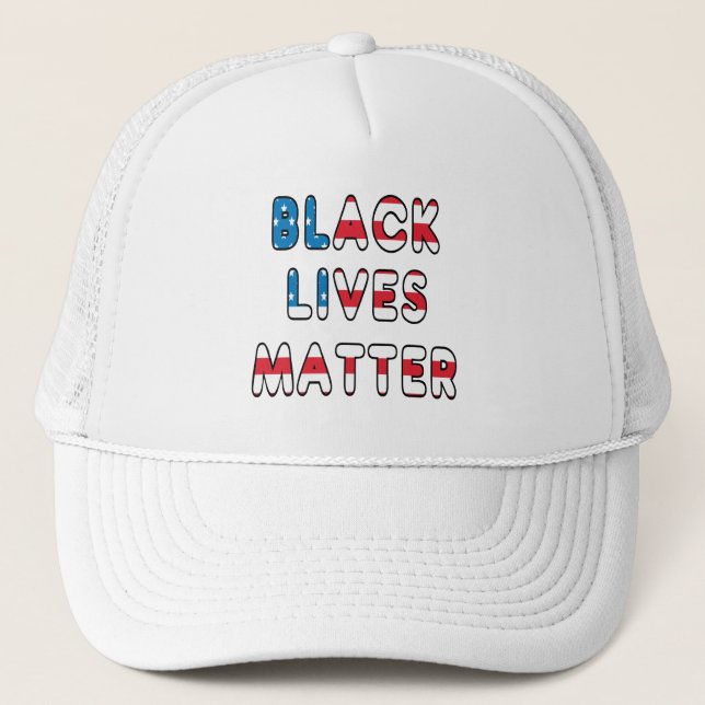 Gorra De Camionero Las vidas negras importan BLM (Anverso)