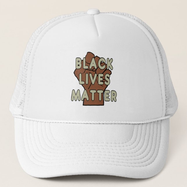 Gorra De Camionero Las vidas negras importan BLM (Anverso)