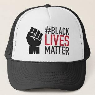 Gorra De Camionero Las vidas negras importan BLM levantan puño caido