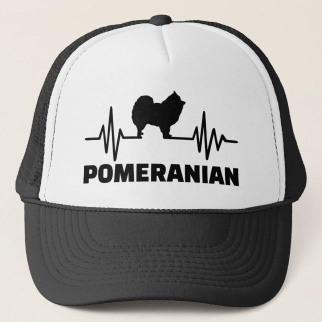 Gorra De Camionero Latido de Pomerania (Anverso)