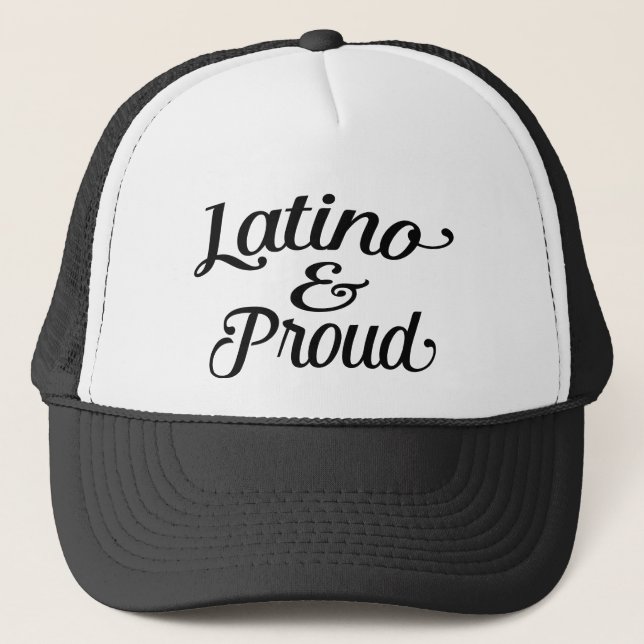 Gorra De Camionero Latino y orgulloso (Anverso)