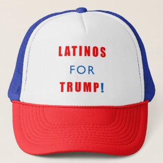 Gorra De Camionero Latinos para Donald Trump