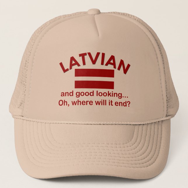 Gorra De Camionero Latvian apuesto (Anverso)