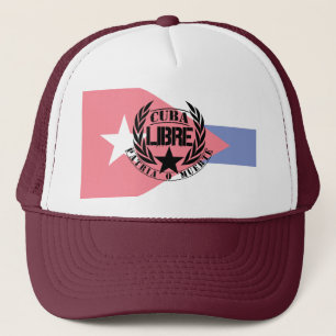 Gorra De Camionero Laureles de Cuba Libre Motto