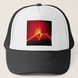Gorra De Camionero Lava caliente del volcán Costa Rica 1991
