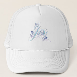 Gorra De Camionero Lavanda y alegría azul