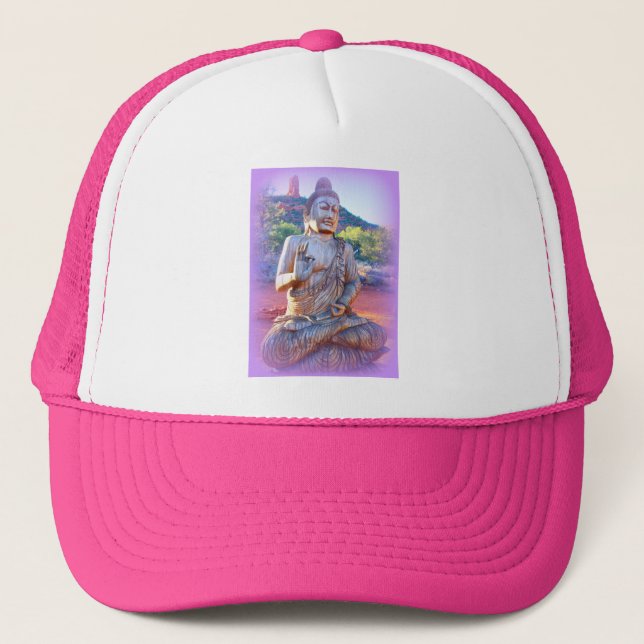 Gorra De Camionero lavender buddha (Anverso)