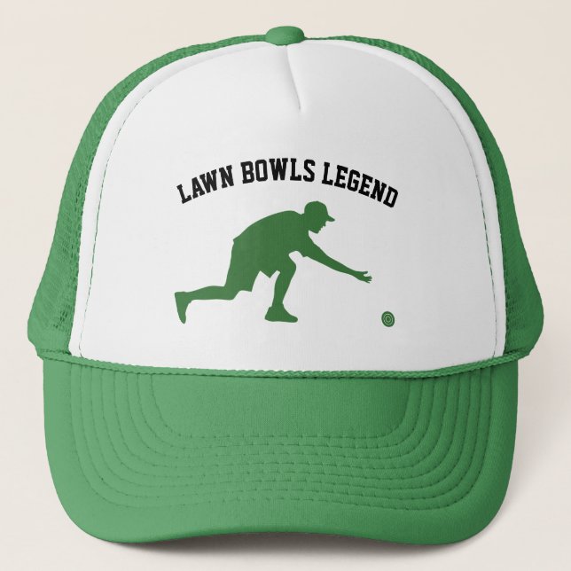 Gorra De Camionero Lawn Bowl Legend Green (Anverso)