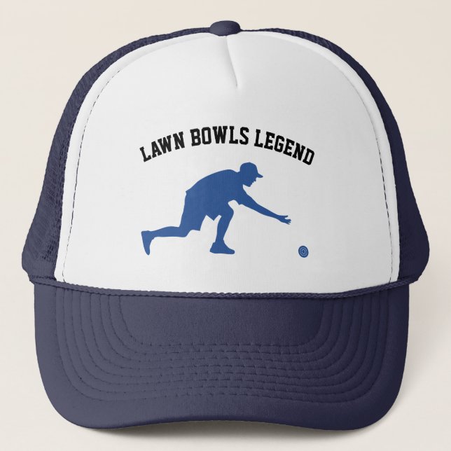 Gorra De Camionero Lawn Bowls Legend Blue (Anverso)