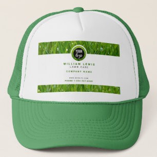 Gorra De Camionero Lawn Care Simple Business Logo