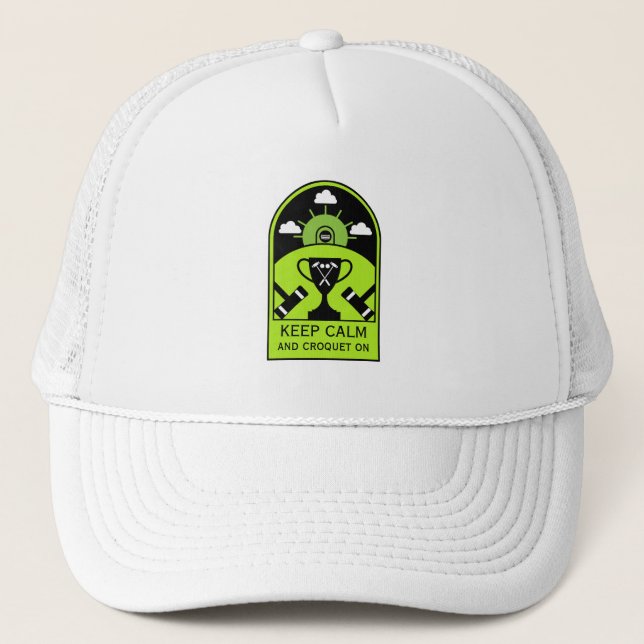 Gorra De Camionero Lawn Croquet (Anverso)