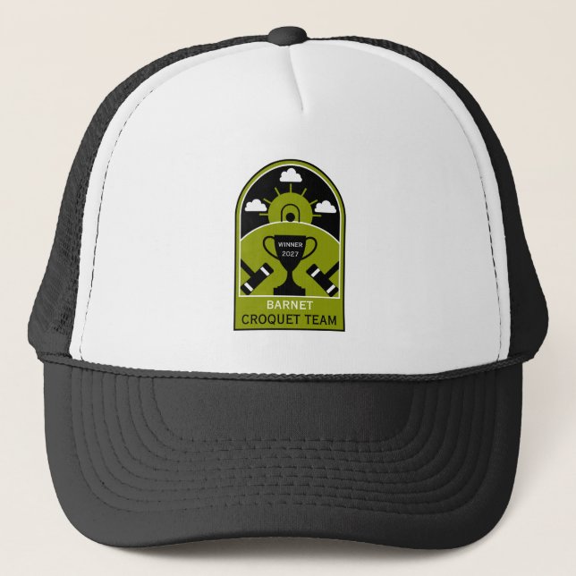 Gorra De Camionero Lawn Croquet (Anverso)