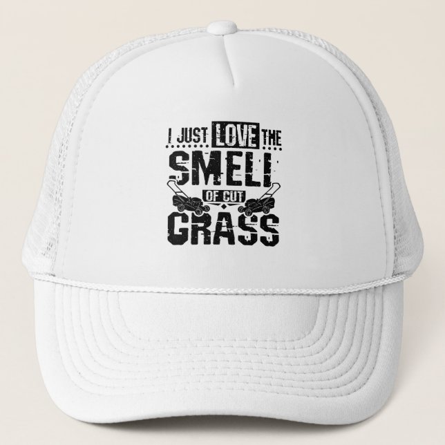Gorra De Camionero Lawn Mower Grass (Anverso)