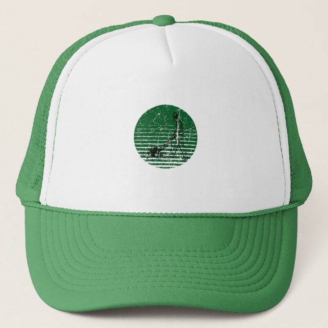 Gorra De Camionero Lawn Mower Retro (Anverso)