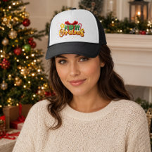 Lazo Colorido de Feliz Navidad y Caña de Caramelo