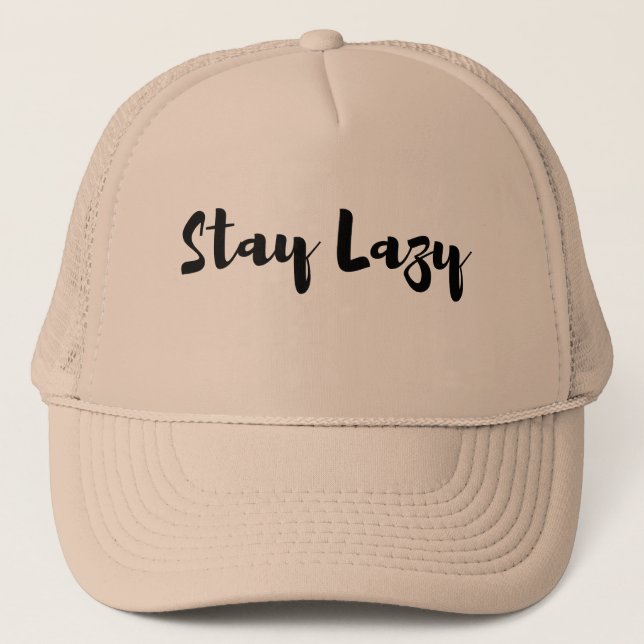 Gorra De Camionero Lazy Day Bliss (Anverso)