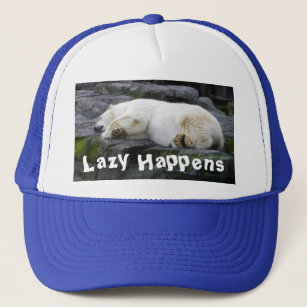 Gorra De Camionero Lazy Happens Polar Bear