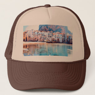 Gorra De Camionero ldp CEFALU - Sicilia - playa - panorama