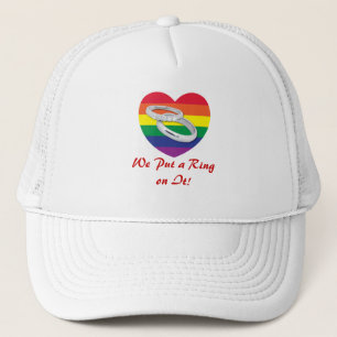 Gorra De Camionero Le ponemos un anillo al Boda gay