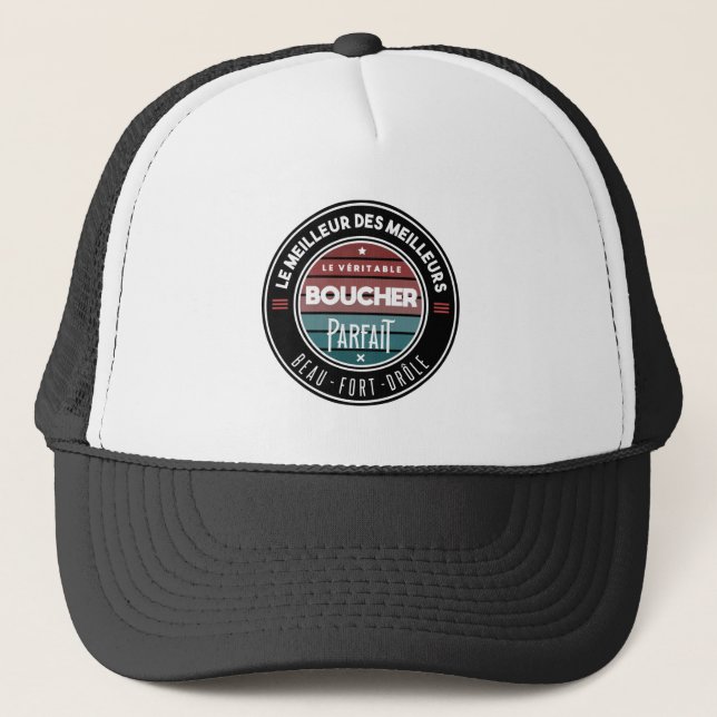 Gorra De Camionero Le véritable boucher parfait (Anverso)