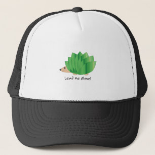 Gorra De Camionero Leaf Me Alone Cute Hedgehog