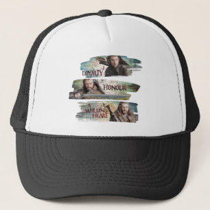 Gorra De Camionero Lealtad, honor, un corazón dispuesto