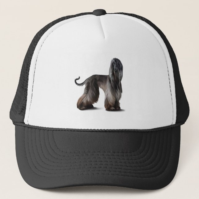 Gorra De Camionero Lebrel afgano (Anverso)