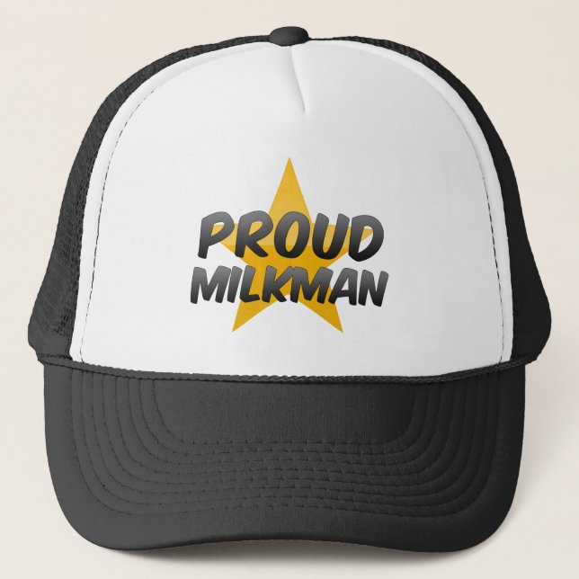 Gorra De Camionero Lechero orgulloso (Anverso)