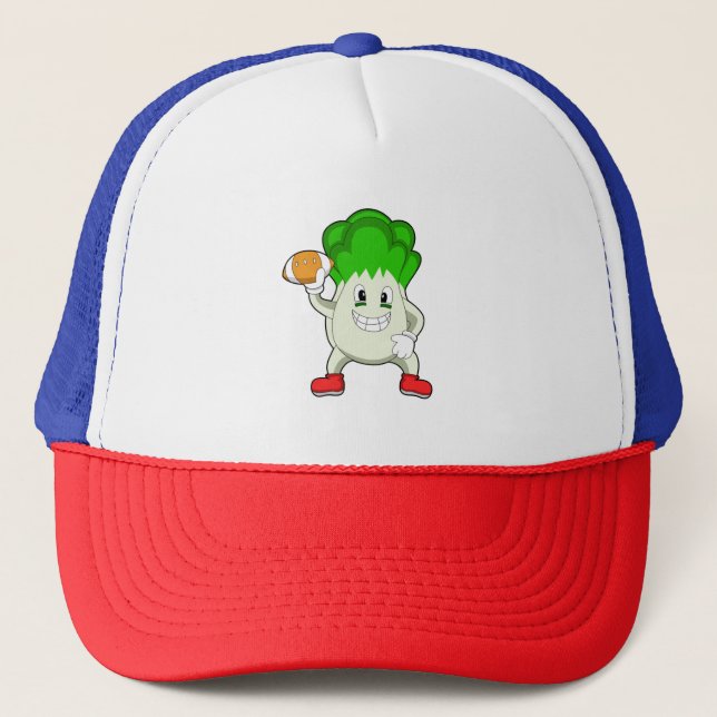 Gorra De Camionero Lechuga en los deportes de fútbol (Anverso)