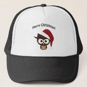 Gorra De Camionero Lechuza furiosa de navidad
