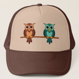 Gorra De Camionero Lechuza 🌃 noche, gorra, a la venta.