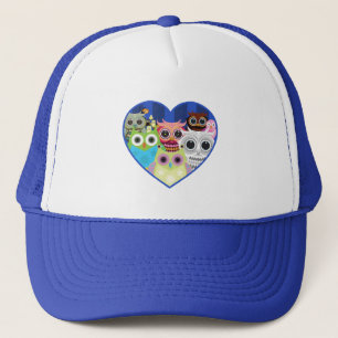 Gorra De Camionero Lechuzas de amor