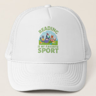 Gorra De Camionero Leer es mi bosque favorito de lectura deportiva