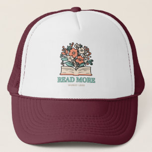 GORRA DE CAMIONERO LEER MÁS PREOCUPACIÓN MENOS