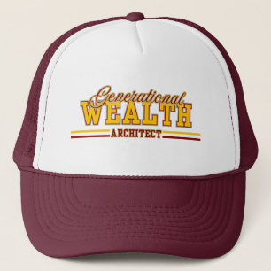 Gorra De Camionero Legado coronado por Generational Wealth Architect™