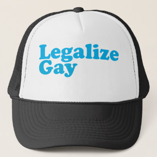 Gorra De Camionero Legalice los azules cielos gay