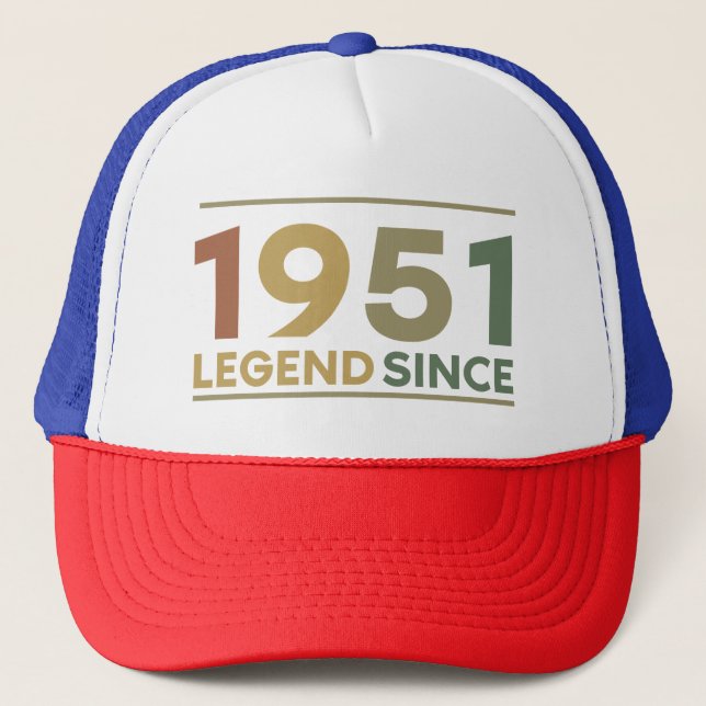 Gorra De Camionero Legend Since 1951 (Anverso)
