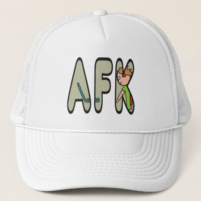 Gorra De Camionero Lejos del teclado (Anverso)