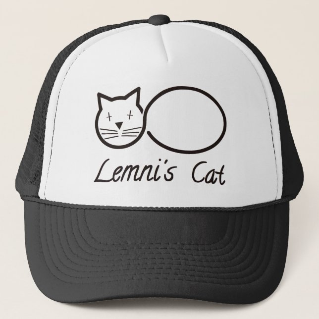 Gorra De Camionero lemniscate le chat de lemni (Anverso)