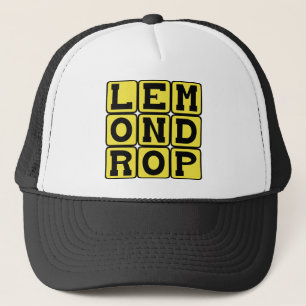 Gorra De Camionero Lemon Drop, Cocktail Zesty