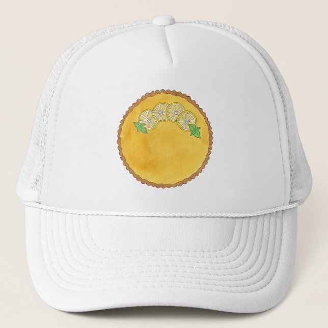 Gorra De Camionero Lemon Tart Tarte au Citron Curd Pie Baking Food (Anverso)