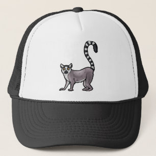 Gorra De Camionero Lemur con cola de anillo