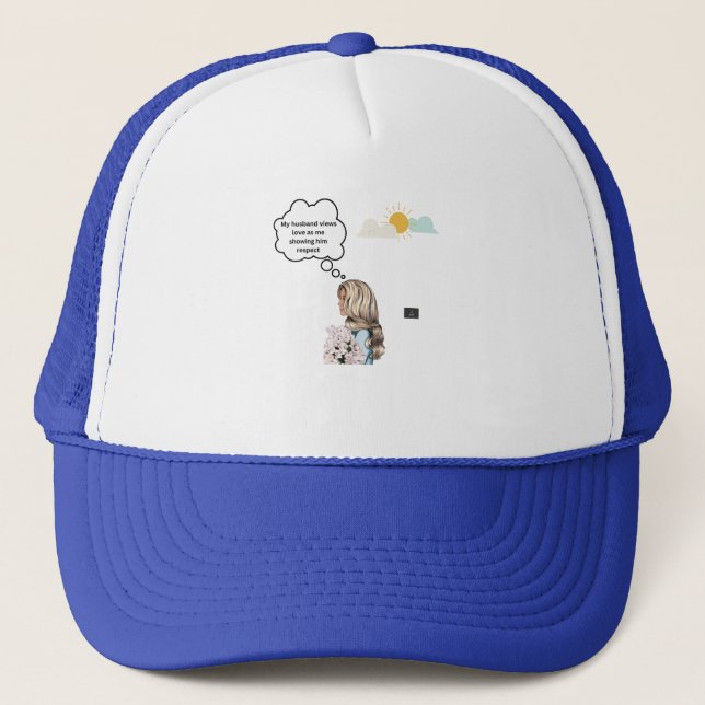 Gorra De Camionero Lenguaje de amor de marido (Anverso)