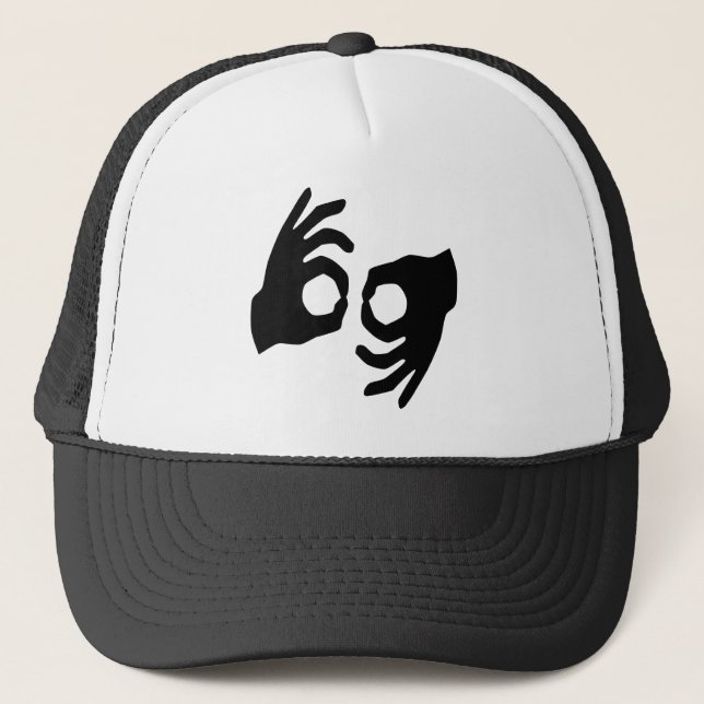 Gorra De Camionero lenguaje de signos (Anverso)