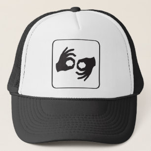 Gorra De Camionero Lenguaje de signos