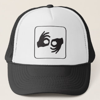 Gorra De Camionero Lenguaje de signos
