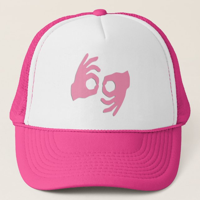 Gorra De Camionero lenguaje de signos (Anverso)
