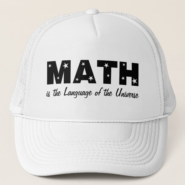 Gorra De Camionero Lenguaje matemático del universo (Anverso)